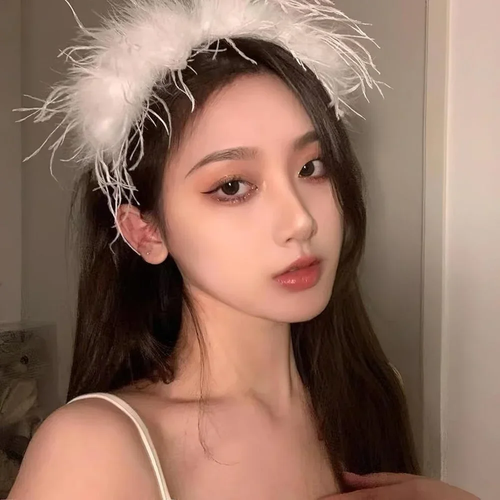 Swan Feather Hairband